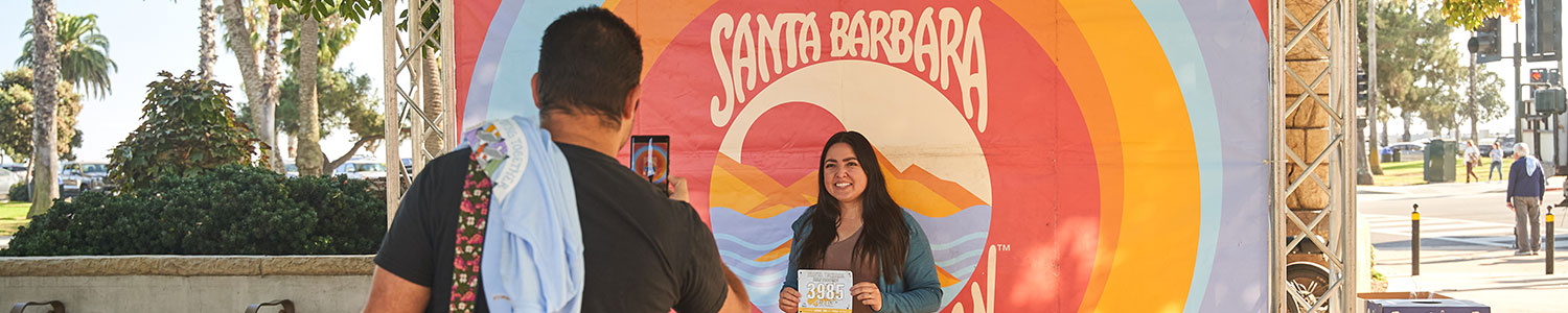 bib pickup santa barbara half marathon